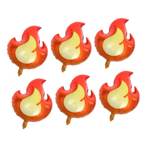 HONMEET 6Stücke Feuerform Ballons Aluminium Folienballons für Jungen Geburtstagsfeiern Dekoration für Mottopartys Langlebig und Leicht Aufzublasen für Kreative Feiern HONMEET 6Stücke Feuerform Ballons Aluminium Folienballons für Jungen Geburtstagsfeiern Dekoration für Mottopartys Langlebig und Leicht Aufzublasen für Kreative Feiern von HONMEET