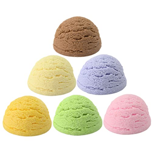 HONMEET 6Stücke Künstliche Eisbällchen Realistische Simulation für Dekoration für Zuhause Cafés und Veranstaltungen Farbenfrohe Desserts HONMEET 6Stücke Künstliche Eisbällchen Realistische Simulation für Dekoration für Zuhause Cafés und Veranstaltungen Farbenfrohe Desserts von HONMEET