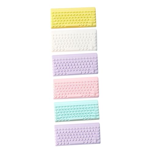 HONMEET 6Stücke Mini Tastaturanhänger Farbenfrohe DIY Dekoration Für Puppenhäuser Schlüsselanhänger Und Schmuckdesign Lebendige Tastaturen Für Kreative Projekte HONMEET 6Stücke Mini Tastaturanhänger Farbenfrohe DIY Dekoration Für Puppenhäuser Schlüsselanhänger Und Schmuckdesign Lebendige Tastaturen Für Kreative Projekte von HONMEET