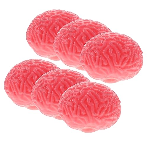 HONMEET 6pcs Gefälschte Menschliche Gehirne Gepresstes Entlüftungsspielzeug Toy Halloween Horror Requisite von HONMEET