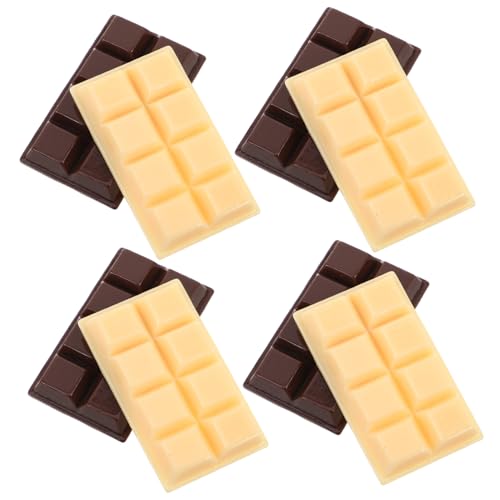 HONMEET 8 Stück Teiliges Realistisch Aussehendes Schokoladenmodell Resin Dekorative Künstliche Pralinen in Braun und Weiß Vielseitige Tischdekoration für Party Hochzeit und Restaurant HONMEET 8 Stück Teiliges Realistisch Aussehendes Schokoladenmodell Resin Dekorative Künstliche Pralinen in Braun und Weiß Vielseitige Tischdekoration für Party Hochzeit und Restaurant von HONMEET