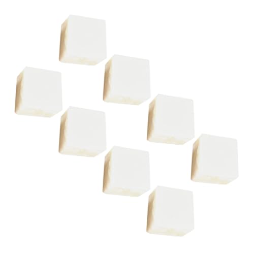 HONMEET 8 Stück Teiliges Realistische Tofu Würfel Modelle aus Langlebigem Täuschend Echte Nachbildung für Dekoration Rollenspiele und Fotorequisiten Vielseitig Einsetzbar und von HONMEET