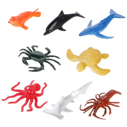 HONMEET 8Stücke Meerestiere Figuren Realistische Tierspielzeuge für Lehrspielzeug Meereskunde und Dekoration im Klassenzimmer HONMEET 8Stücke Meerestiere Figuren Realistische Tierspielzeuge für Lehrspielzeug Meereskunde und Dekoration im Klassenzimmer von HONMEET