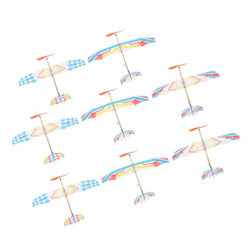 HONMEET 8Stücke Teiliges Gummiband Flugzeugmodell Handgefertigte Segelflugzeuge für Outdoor Aktivitäten Fördert die Eltern Beziehung Farben Zufällig Gemischt HONMEET 8Stücke Teiliges Gummiband Flugzeugmodell Handgefertigte Segelflugzeuge für Outdoor Aktivitäten Fördert die Eltern Beziehung Farben Zufällig Gemischt von HONMEET