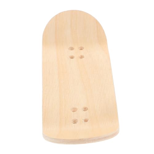 HONMEET Ahornholz Fingerboard Deck Ersatzbrett mit Natürlicher Holzoberfläche Robustes Handboard Zubehör für Finger Skateboard Montage Präzises DIY für Fingerboard Fans von HONMEET