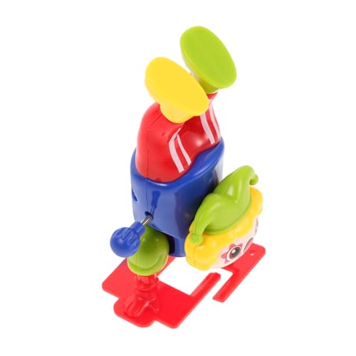 HONMEET Aufziehspielzeug Clown Figurine Farbiger Tanzender Clown mit Flips als Partygeschenk für Halloween Überraschung und Strumpffüller Detailgetreue Ausführung für Sammler von HONMEET