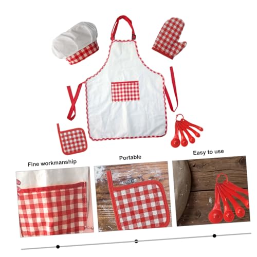 HONMEET Backschürze mit Kochmütze Bunte Langlebige Kinderküchen Schürze aus Lebensmittelechtem Material Bequemes Design für Mädchen und Jungen Sicher für Kochspielzeug HONMEET Backschürze mit Kochmütze Bunte Langlebige Kinderküchen Schürze aus Lebensmittelechtem Material Bequemes Design für Mädchen und Jungen Sicher für Kochspielzeug von HONMEET