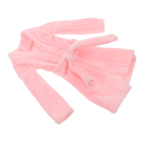HONMEET Bademantel für Puppen Stilvolles Puppenzubehör aus Weichem Material Vielseitig Einsetzbar Perfektes Outfit für Mini Puppen für Kreative Spielzeiten von HONMEET