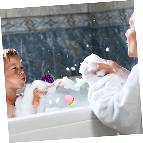 HONMEET Badespielzeug Bunter Badewannen Bubble Maker Sicher Glatte Oberfläche Langlebiges Kunststoffspielzeug Fördert Farbenerkennung für Junge Mädchen Badespaß von HONMEET