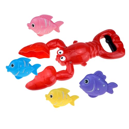 HONMEET Badewannenspielzeug Bunte Hummer Fischform Batteriefrei Kreative Wasserspielzeuge für Junge Mädchen Badewanne Fördert Spielerisch Badespaß und Interaktion von HONMEET