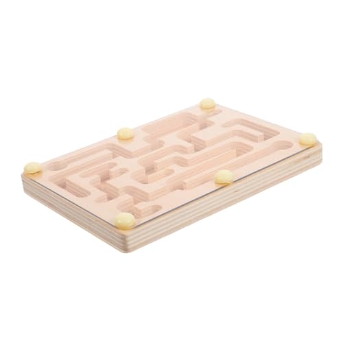 HONMEET Balance Labyrinth Holz Maze Board Puzzle Spiel zur Konzentrations Geduldförderung Abgerundete Kanten Sicher für Jungen und Mädchen von HONMEET