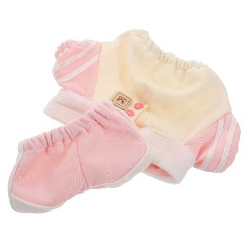 HONMEET Baumwollpuppe Freizeit Sweatshirt mit Hemdkragen aus Hose und Oberteil für Sammlerplüschtiere und Puppen Charmante Kleidung für Puppenfreunde HONMEET Baumwollpuppe Freizeit Sweatshirt mit Hemdkragen aus Hose und Oberteil für Sammlerplüschtiere und Puppen Charmante Kleidung für Puppenfreunde von HONMEET