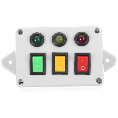 HONMEET Busy Board mit Schaltern LED lichtspielzeug Montessori Lernspielzeug zur Feinmotorik Hand Auge koordination und Farberkennung für Kleinkinder Ab Jahr von HONMEET