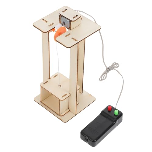 HONMEET DIY Aufzugsmodell Bausatz Physikalisches Hebezeug Wissenschaftliches Experimentierspielzeug für Kreativität und Technischer Bildung von HONMEET