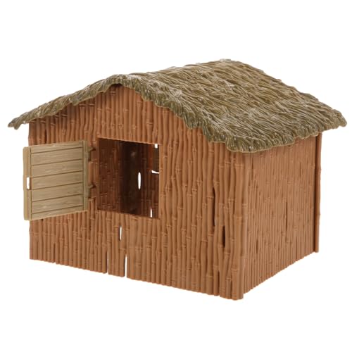 HONMEET Dorfhaus Modell aus Dekoratives Garten Accessoire für Mikrolandschaften und Kreatives für Gartendekoration und von HONMEET
