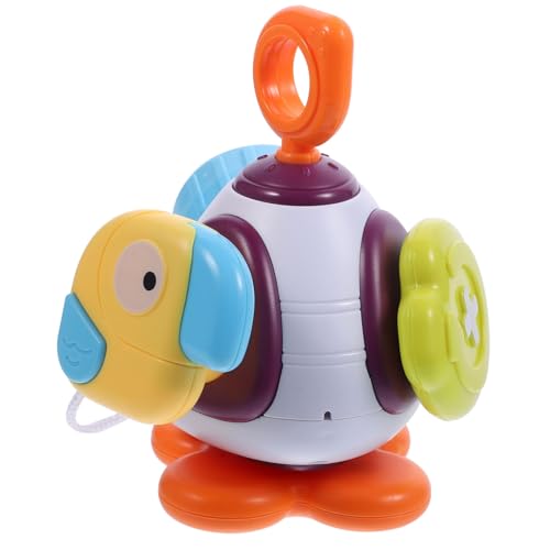 HONMEET Frühförderndes Busy Board Lernspielzeug Vogelmotiv Handgreifspielzeug Motorikfördernd für Kleinkinder Montessori Holzspielzeug Ab Jahr Tragbar und Vielseitig von HONMEET