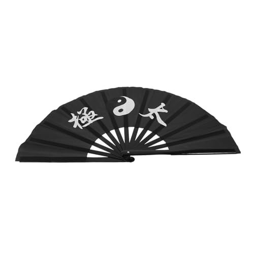HONMEET Großer Faltbarer Handfächer Chinesisches Tai-chi Kampfkunst Kung-fu Tanz Training Performance-fächer Handfaltfächer Für Männer Und Frauen HONMEET Großer Faltbarer Handfächer Chinesisches Tai-chi Kampfkunst Kung-fu Tanz Training Performance-fächer Handfaltfächer Für Männer Und Frauen von HONMEET