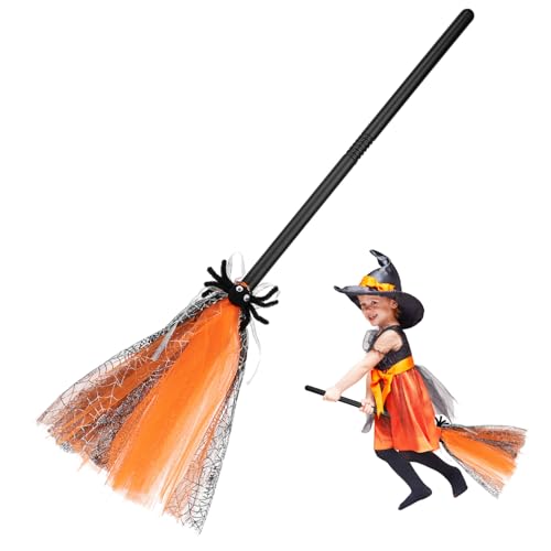 HONMEET Halloween Hexenbesen Für Magischer Besen Für Kostüme Halloween Requisiten Und Cosplay Perfektes Accessoire Für Hexen Und Zauberer Leuchtendem HONMEET Halloween Hexenbesen Für Magischer Besen Für Kostüme Halloween Requisiten Und Cosplay Perfektes Accessoire Für Hexen Und Zauberer Leuchtendem von HONMEET
