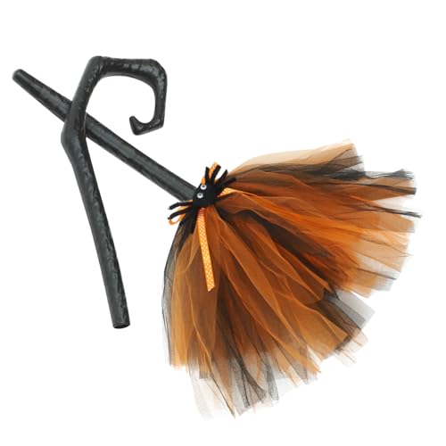 HONMEET Halloween Hexenbesen mit Abnehmbarem Design Verstellbarer Reisigbesen für Hexen-Cosplay Bühnenauftritte Kostümpartys und Halloween-partydekoration HONMEET Halloween Hexenbesen mit Abnehmbarem Design Verstellbarer Reisigbesen für Hexen-Cosplay Bühnenauftritte Kostümpartys und Halloween-partydekoration von HONMEET