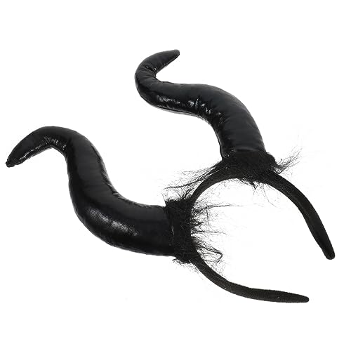 HONMEET Halloween Teufel Hörner Stirnband Ox Horn Kopfreif Schwarz für Halloween Party Cosplay Karneval Kostüm Accessoire Langlebig und Modisch HONMEET Halloween Teufel Hörner Stirnband Ox Horn Kopfreif Schwarz für Halloween Party Cosplay Karneval Kostüm Accessoire Langlebig und Modisch von HONMEET