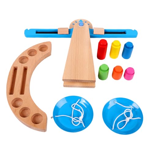 HONMEET Holz Balance Pädagogische Waage mit Bunten Gewichten Fördert Rechnen Lernen Kognitive Entwicklung und Feinmotorik für Jungen und Mädchen Ab Jahren HONMEET Holz Balance Pädagogische Waage mit Bunten Gewichten Fördert Rechnen Lernen Kognitive Entwicklung und Feinmotorik für Jungen und Mädchen Ab Jahren von HONMEET