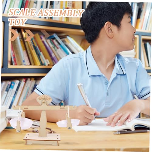 HONMEET Holz Balance Waage Lernspielzeug DIY Waage Kreatives Wissenschaftskit für Montessori Pädagogisch Sicheres Bastelspielzeug HONMEET Holz Balance Waage Lernspielzeug DIY Waage Kreatives Wissenschaftskit für Montessori Pädagogisch Sicheres Bastelspielzeug von HONMEET