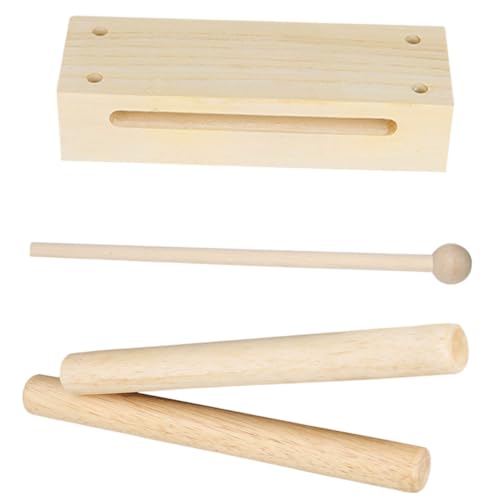 HONMEET Holz Rhythmusblock mit Mallet und Trommelstöcken Naturmaterial Buchenholz Percussion Instrument Fein Poliert Sicheres Traditionelles Musikspielzeug Geeignet für Musikunterricht HONMEET Holz Rhythmusblock mit Mallet und Trommelstöcken Naturmaterial Buchenholz Percussion Instrument Fein Poliert Sicheres Traditionelles Musikspielzeug Geeignet für Musikunterricht von HONMEET