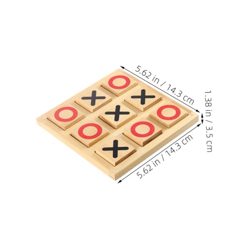 HONMEET Holz Strategiespiel Set Logikspiel Lernspiel Familienspiel Sicher Glatt Kanten Kreativ Denkfördernd Tischspiel von HONMEET