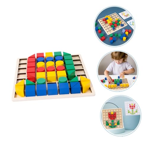 HONMEET Holzpuzzle Lustiges Montessorispielzeug Pädagogisch Kreativ Fördert Farb und Formerkennung Für Kleinkinder Montessori Lernspielzeug Holzbausteine Puzzle HONMEET Holzpuzzle Lustiges Montessorispielzeug Pädagogisch Kreativ Fördert Farb und Formerkennung Für Kleinkinder Montessori Lernspielzeug Holzbausteine Puzzle von HONMEET