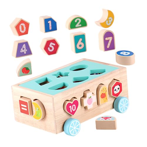HONMEET Holzspielzeug Set 18 Loch Formen Und Farbsortierspiel Für Kleinkinder Pädagogisches Zur Entwicklung Von Motorik Und Kognitiven Fähigkeiten Ideales Für Jungen Und HONMEET Holzspielzeug Set 18 Loch Formen Und Farbsortierspiel Für Kleinkinder Pädagogisches Zur Entwicklung Von Motorik Und Kognitiven Fähigkeiten Ideales Für Jungen Und von HONMEET