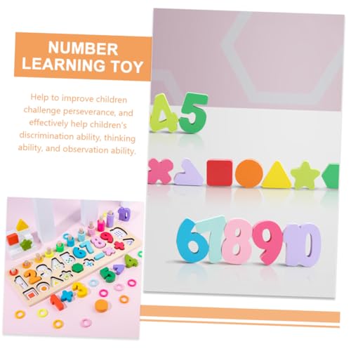 HONMEET Holzspielzeug Zahlenpuzzle mit Bunten Zahlen Formenbausteinen Pädagogisches Zählspielzeug für Vorschulkinder Feinmotorik Kreativität und Logischem Denken HONMEET Holzspielzeug Zahlenpuzzle mit Bunten Zahlen Formenbausteinen Pädagogisches Zählspielzeug für Vorschulkinder Feinmotorik Kreativität und Logischem Denken von HONMEET