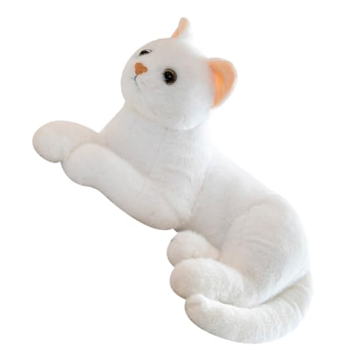 HONMEET Kawaii Plüschkatze Lebensechte Stofftierkatze Niedliches Kuscheltier für Perfektes für Feste und Geburtstage Flauschig und Hohe Handwerkskunst HONMEET Kawaii Plüschkatze Lebensechte Stofftierkatze Niedliches Kuscheltier für Perfektes für Feste und Geburtstage Flauschig und Hohe Handwerkskunst von HONMEET