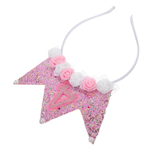 HONMEET Kindergeburtstagskrone Stirnband Leichtes Party Accessoire für Mädchen Jungen Jahre Bequemes Diadem für Geburtstagsfeier Foto Requisite Modisch und Langlebig für Kinderpartys von HONMEET