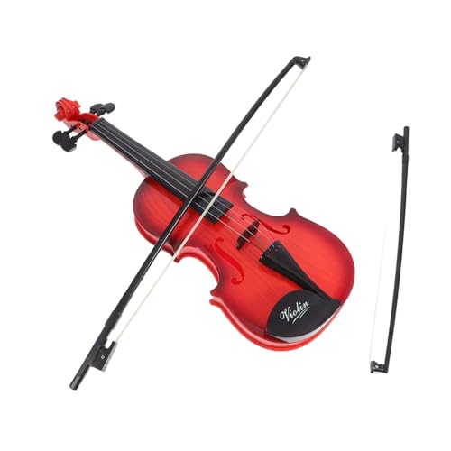 HONMEET Kindergeige Musikspielzeug Spielbare Geige Für Anfänger Retro-wohnkultur Aufklärungsinstrument Zum Erlernen Von Musik Und Auftritten von HONMEET