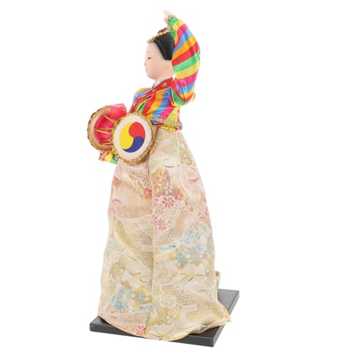 HONMEET Koreanische Hanbok Puppe Figurine aus Seide Traditionelles Kunsthandwerk Feine Handarbeit Detailreiche Koreanische Stoffpuppe Asiatische Dekoration für Tisch Wohn Restaurantdekor HONMEET Koreanische Hanbok Puppe Figurine aus Seide Traditionelles Kunsthandwerk Feine Handarbeit Detailreiche Koreanische Stoffpuppe Asiatische Dekoration für Tisch Wohn Restaurantdekor von HONMEET