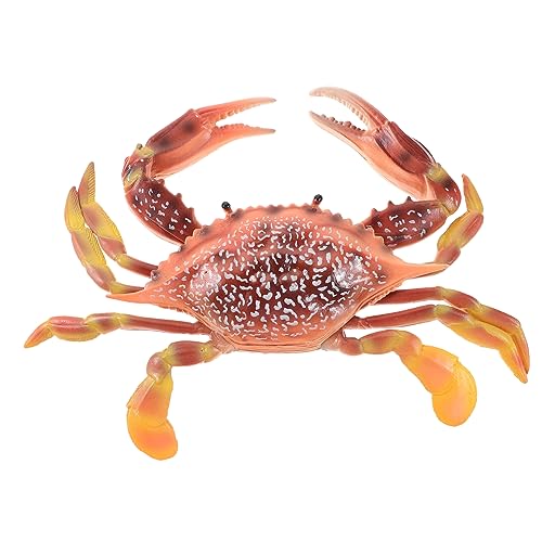 HONMEET Schwimmkrabbenmodell Meerestier Simulationskrabbe Spielzeug Dekoration Aquarium Ornament Kunststoffmaterial Kreative Form von HONMEET