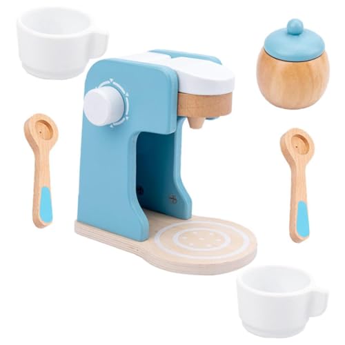 HONMEET Rollenspiel Kinder Kaffeemaschine Set Für Interaktive Küchenrolle Mit Zubehör Pädagogisches Für Kleinkinder Perfekt Für Jungen Und Ädchen Blauer Farbton Spielzeug Kaffeemaschine HONMEET Rollenspiel Kinder Kaffeemaschine Set Für Interaktive Küchenrolle Mit Zubehör Pädagogisches Für Kleinkinder Perfekt Für Jungen Und Ädchen Blauer Farbton Spielzeug Kaffeemaschine von HONMEET