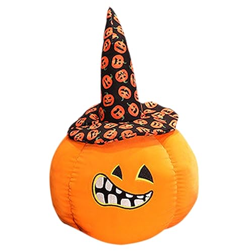HONMEET Kürbisförmiges Wurfkissen, Hübsches Gefülltes Kürbisspielzeug, Halloween-kürbis-Dekoration HONMEET Kürbisförmiges Wurfkissen, Hübsches Gefülltes Kürbisspielzeug, Halloween-kürbis-Dekoration von HONMEET