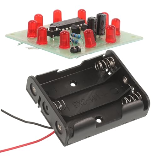 HONMEET LED DIY Lucky Wheel Lamp Wissenschaftliches Experimentierspielzeug für Grundschüler Handgemachtes Elektronik bausatz mit LED lichtsimulation Batterie Betrieben Fördert Kreativität HONMEET LED DIY Lucky Wheel Lamp Wissenschaftliches Experimentierspielzeug für Grundschüler Handgemachtes Elektronik bausatz mit LED lichtsimulation Batterie Betrieben Fördert Kreativität von HONMEET