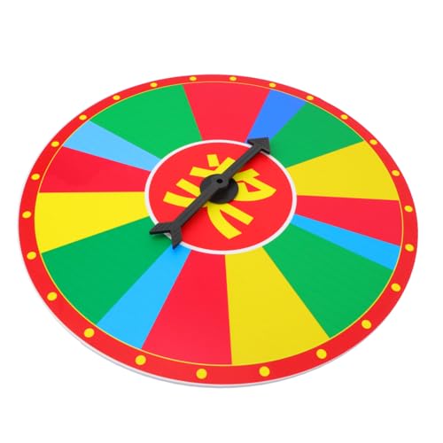HONMEET Leichtes Party Drehbares Spielrad für Gewinnspiele und Veranstaltungen Robustes Material für Partys Klassenräume und Firmen Events von HONMEET