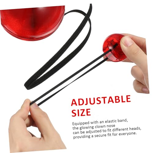 HONMEET Leuchtende Rote Clownnase mit Verstellbarem Gummiband Leichte LED partyrequisite für Erwachsene für Fasching Zirkus Kostümpartys und Rentier Nase Verkleidungen HONMEET Leuchtende Rote Clownnase mit Verstellbarem Gummiband Leichte LED partyrequisite für Erwachsene für Fasching Zirkus Kostümpartys und Rentier Nase Verkleidungen von HONMEET