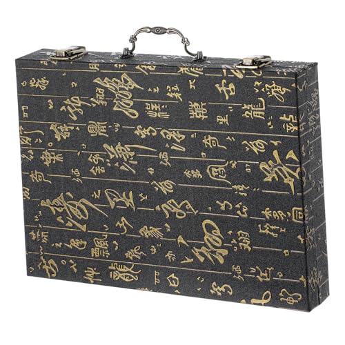 HONMEET Mahjong Aufbewahrungsbox Holz Organizer Tragbare Spielsteinbox Stilvoller Schach Mahjong Speicher für Reisen und Zuhause HONMEET Mahjong Aufbewahrungsbox Holz Organizer Tragbare Spielsteinbox Stilvoller Schach Mahjong Speicher für Reisen und Zuhause von HONMEET