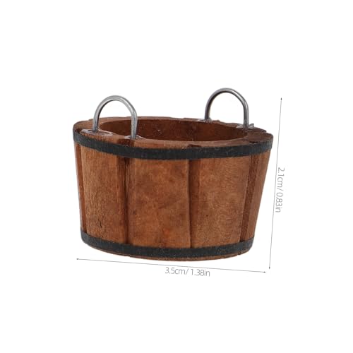 HONMEET Maßstab Holz Badewanne Badezimmer Zubehör für Puppenhaus Dekoration Sicheres Holzfass und Handtuch Inklusive HONMEET Maßstab Holz Badewanne Badezimmer Zubehör für Puppenhaus Dekoration Sicheres Holzfass und Handtuch Inklusive von HONMEET