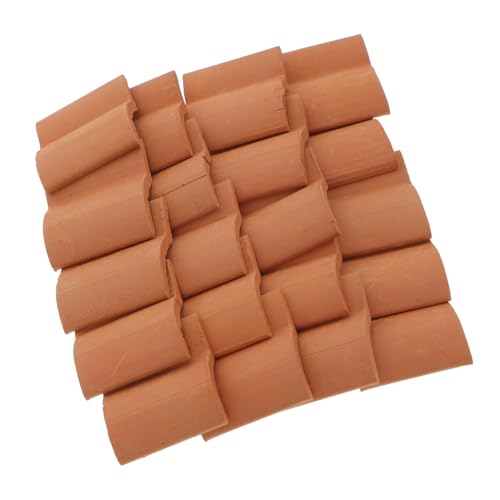 HONMEET Maßstab Mikro Landschaftsbausteine für Sandtisch DIY Mini Haus Modellbau Detailgetreue Miniatur Ziegel für Garten Dekor und Bastelprojekte von HONMEET