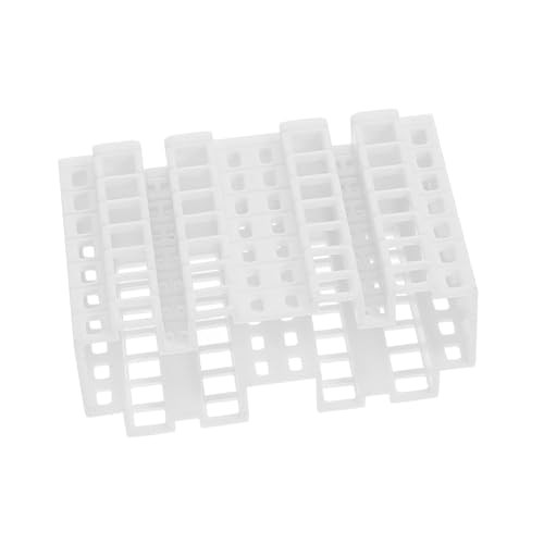 HONMEET Mikrowohnungsmodell Gebäude Häuser Miniaturhaus Modellbau Material Miniaturen zum Basteln Landschaftszubehör Zubehör für die Landschaftsgestaltung Plastik Weiß von HONMEET
