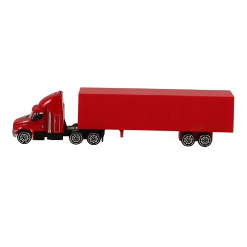 HONMEET Mini Container Truck Modell aus Legierung Retro und Realistisch Gestaltet Leichtes Tischdekor für Wohnzimmer Büro Geburtstagsgeschenke und Partydekoration Langlebige von HONMEET