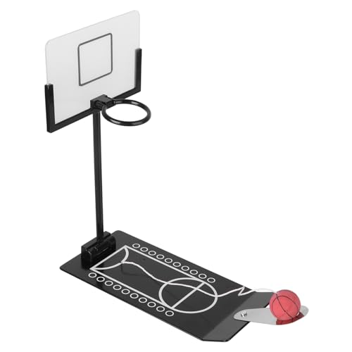 HONMEET Mini Desktop Basketballkorb Tragbares Decompression für Erwachsene Robustes Basketballspiel mit Einfacher Struktur für Unterwegs und Zuhause von HONMEET