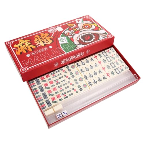 HONMEET Mini Mahjong Set Tragbares Reise Mahjong Kit Kompaktes Chinesisches Tischspiel Leichtes Mit Aufbewahrungsbox Für Party Wohnheim Camping HONMEET Mini Mahjong Set Tragbares Reise Mahjong Kit Kompaktes Chinesisches Tischspiel Leichtes Mit Aufbewahrungsbox Für Party Wohnheim Camping von HONMEET