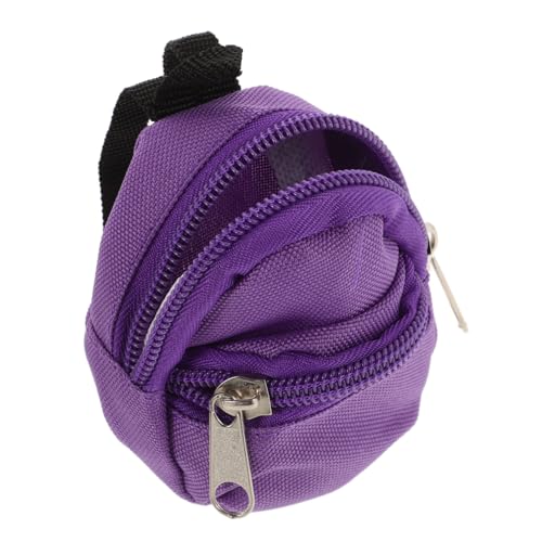 HONMEET Mini Puppenrucksack Miniatur Schulranzen Modell Miniatur Rucksack Dekoratives Accessoire für Puppenhaus und Spielzeughaus von HONMEET