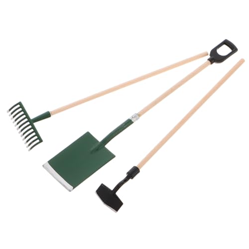 HONMEET Miniatur Gartenwerkzeug Set aus Robustem Material mit Schaufel Hacke und Rechen für Puppenhaus und Sukkulentenpflege Vielseitig Nutzbar für Mini Gartenarbeit und Kindliche HONMEET Miniatur Gartenwerkzeug Set aus Robustem Material mit Schaufel Hacke und Rechen für Puppenhaus und Sukkulentenpflege Vielseitig Nutzbar für Mini Gartenarbeit und Kindliche von HONMEET